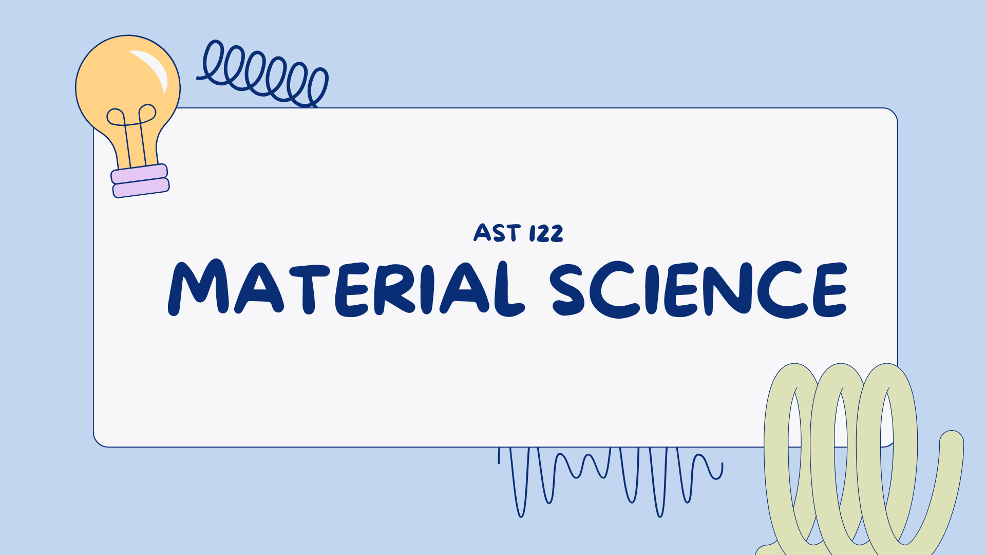 AST 122 - Material Science MT-1 [2nd Sem 2023-2024]