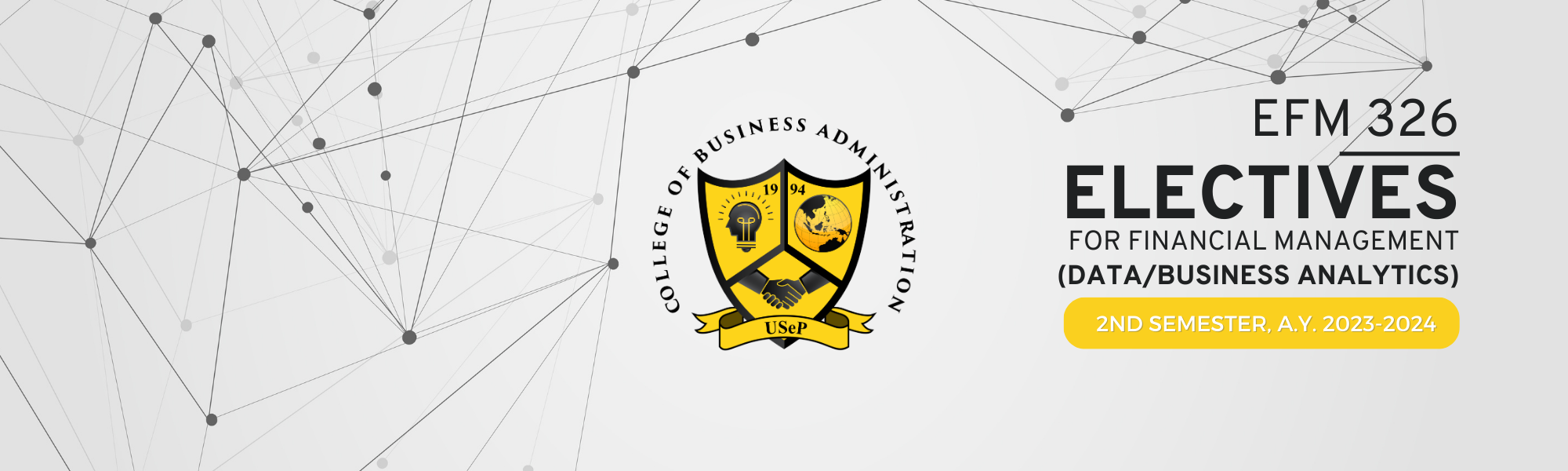 EFM 326B Electives for FM (Data/Business Analytics)
