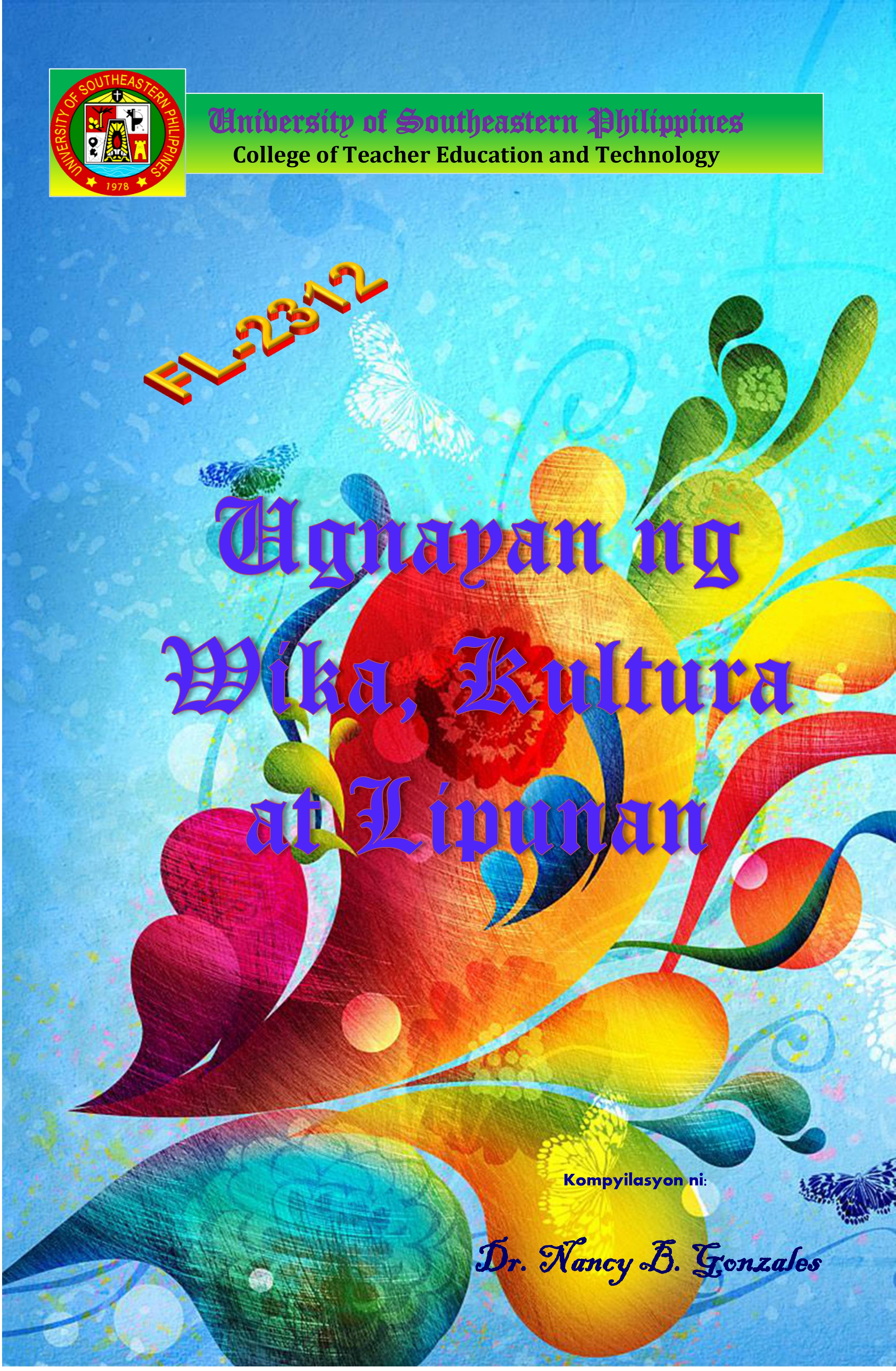 FL 2312 Ugnayan ng Wika, Kultura at Panitikan (Off-Sem 2024)